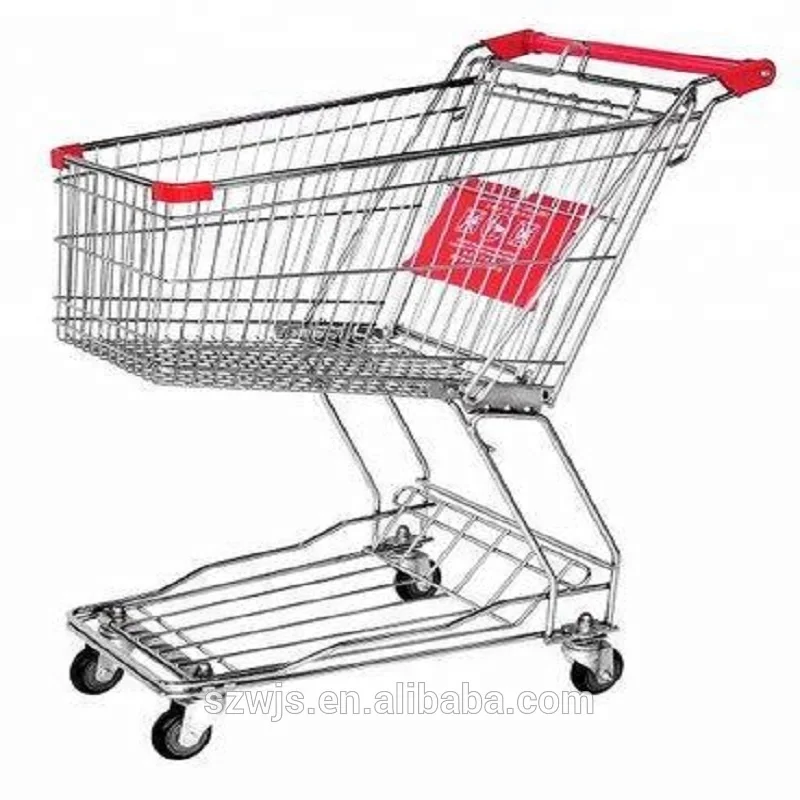 Top Quality RH-SMD180 American style shopping trolley 180L 1130*580*1150mm supermarket cart trolley