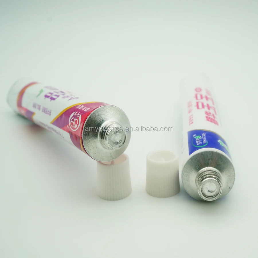 Empty 15g Aluminum Tube Packaging For Cosmetics & Ointment Cream