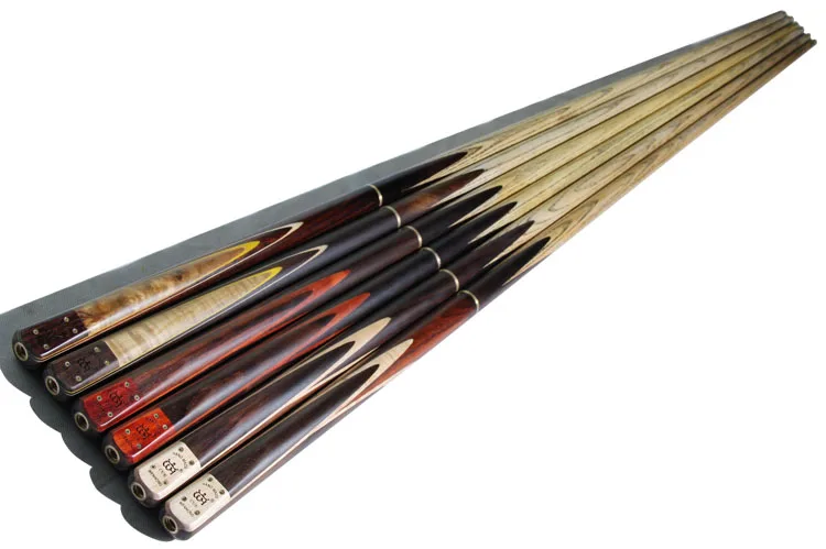 Economic 3/4 Jointed Handmade Ash Wood Snooker Cue, Billiard Cue with Good Quality