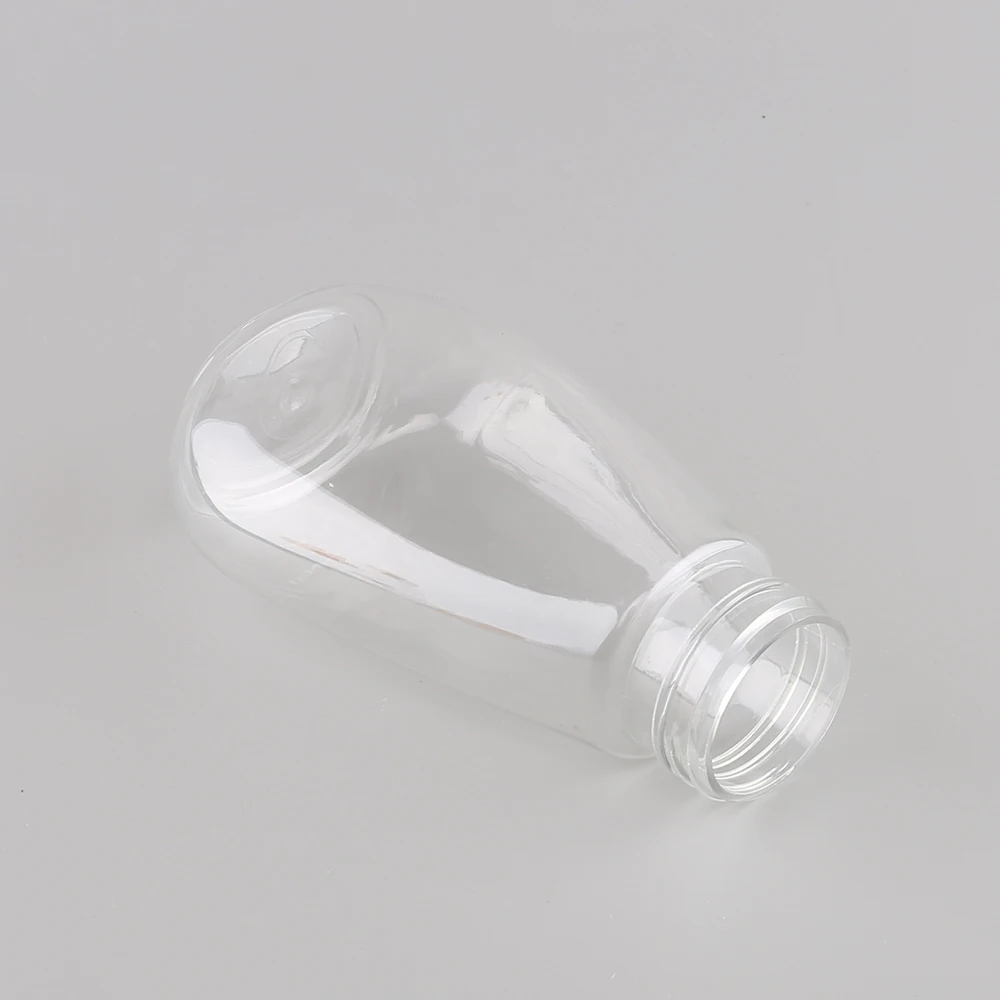 300g 350g 500g Plastic Honey Bottles 350ml 250ml Clear Plastic Jars with Tip Caps Empty for Sauce Water Packaging