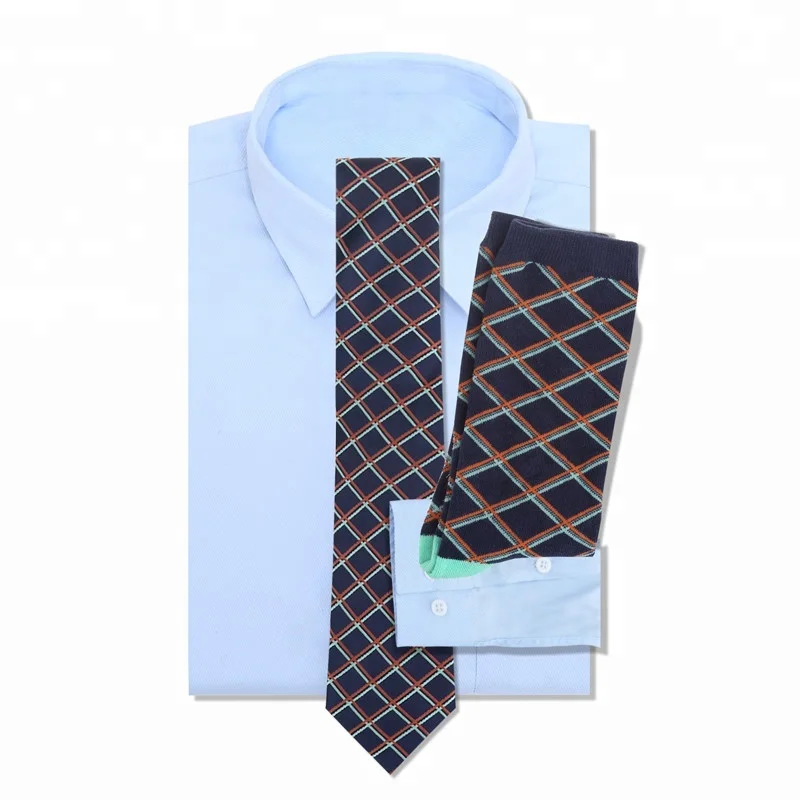 Gift Set Custom Matching Tie And Sock For Men