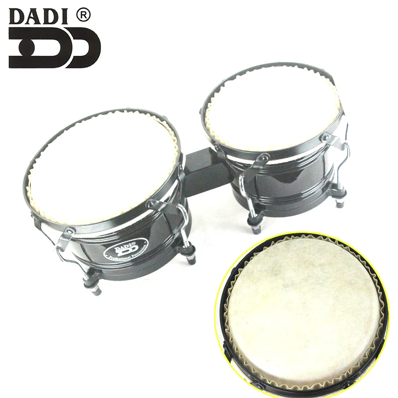 
DADI high quality custom logo sheepskin drum head percussion musical small bongo drum 