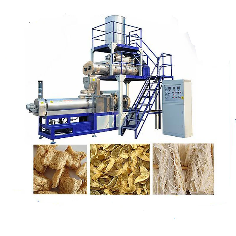 
Soya Chunks Meat Soybean Sprout Making Machines Plant Defatted Soya Meal Hot Product 85kw,120kw 38crmoal Provided Zhuoheng 1T-3T 
