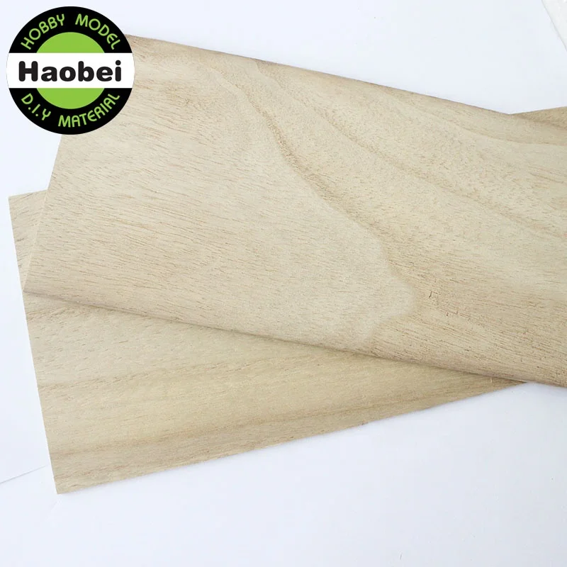 Дешевая твердая древесина толщиной 6 мм, лист древесины павловнии для рукоделия