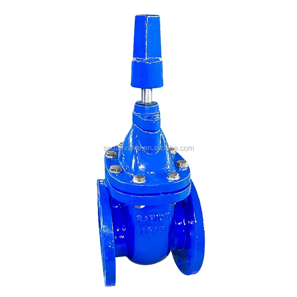 Non-Risiling Stem Metal Seal Cast Iron Gate Valve JIS/DIN/ANSI