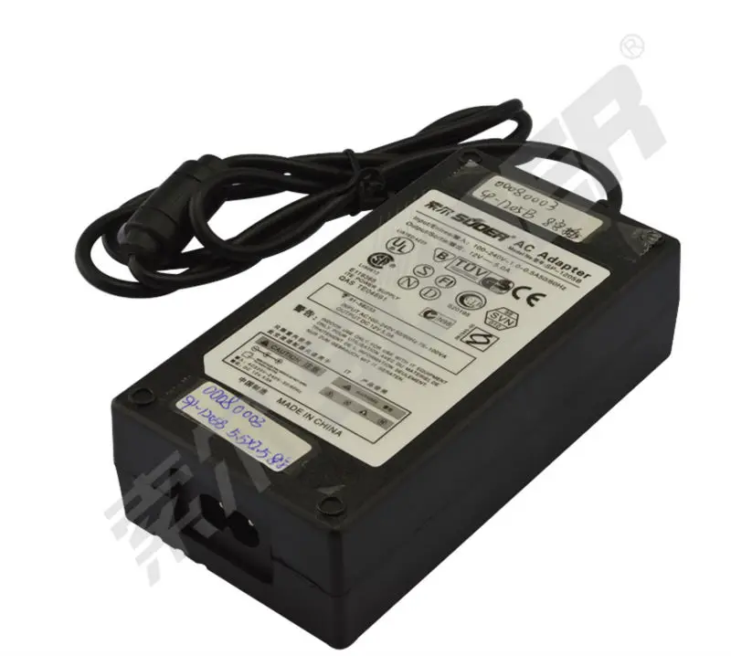 адаптер питания 12в 5a власти устройство с ce адронов