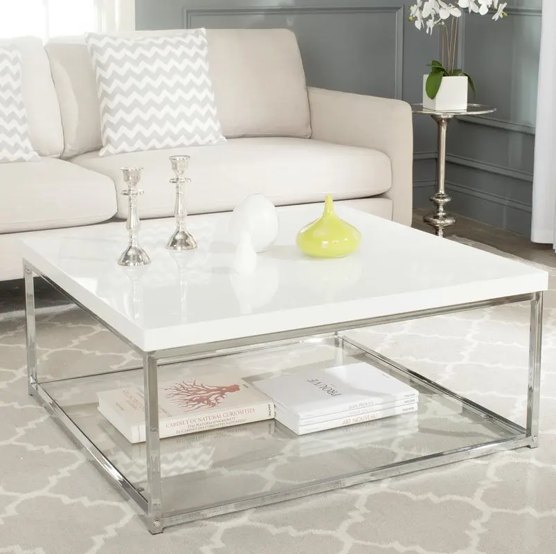 Конкурентоспособный уникальный деревянный квадратный журнальный столик из Китая