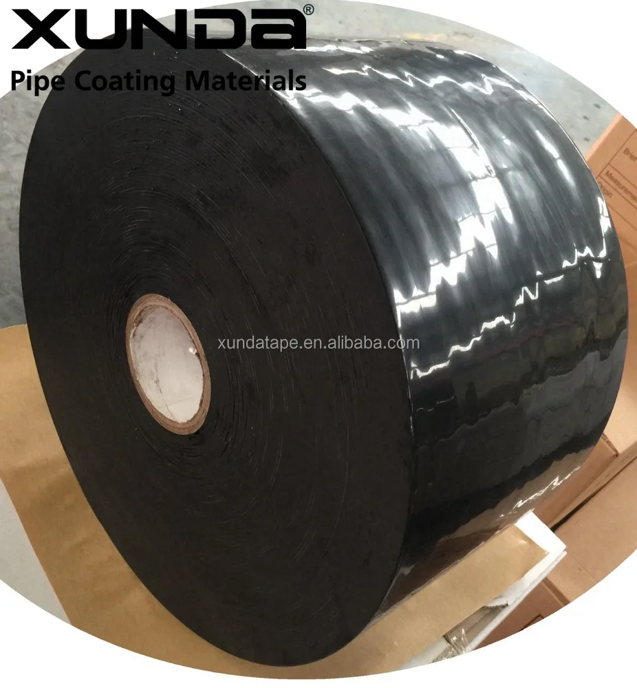 Underground Pipe Wrap Tape Coating Wrapping 25 Mils Thickness 6inch Width