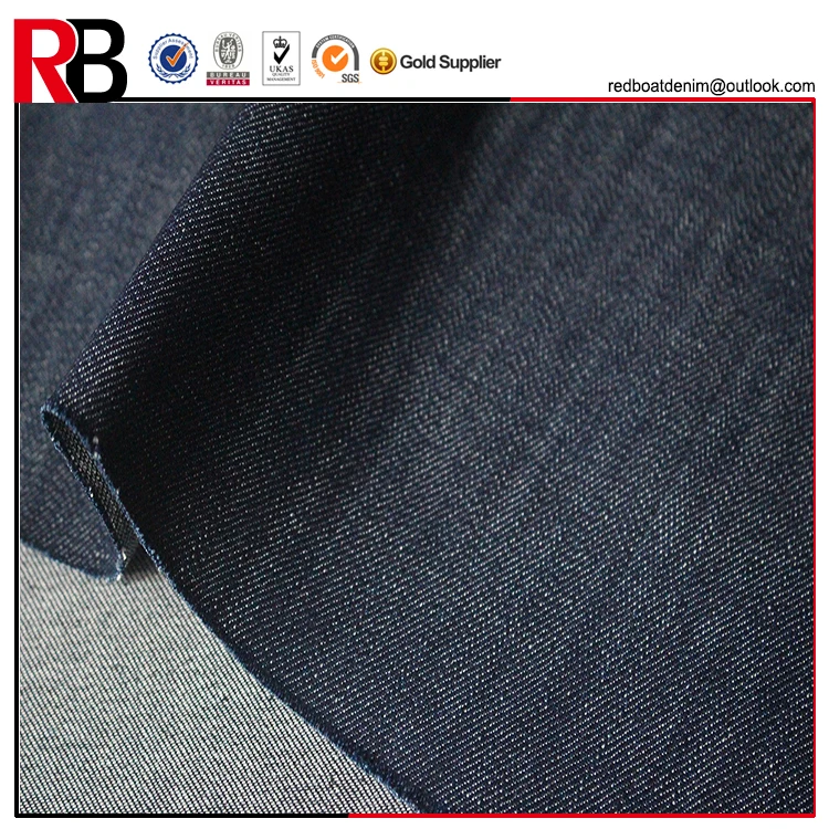 Cheap cotton polyester 10oz hemp jeans fabric price kg