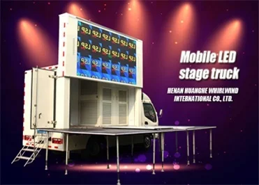 Outdoor movable LED show truck LED show van