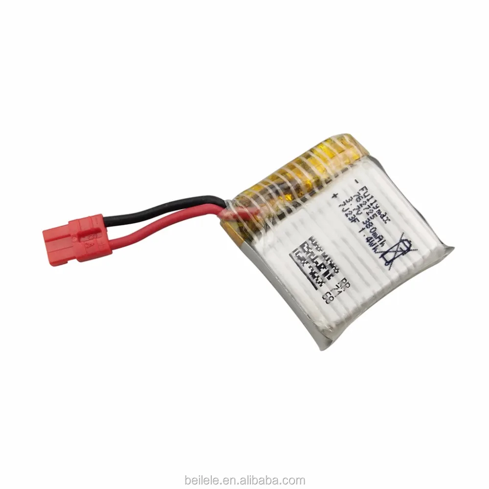 3.7V 380mAh Rechargeable 762725 Drone Lipo Syma X21 X21W x26 D15 X100 Battery
