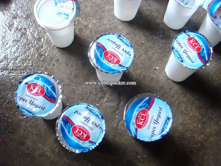 Automatic Rotary Yogurt Sealing Cup Yogurt Cup Filling and Sealing