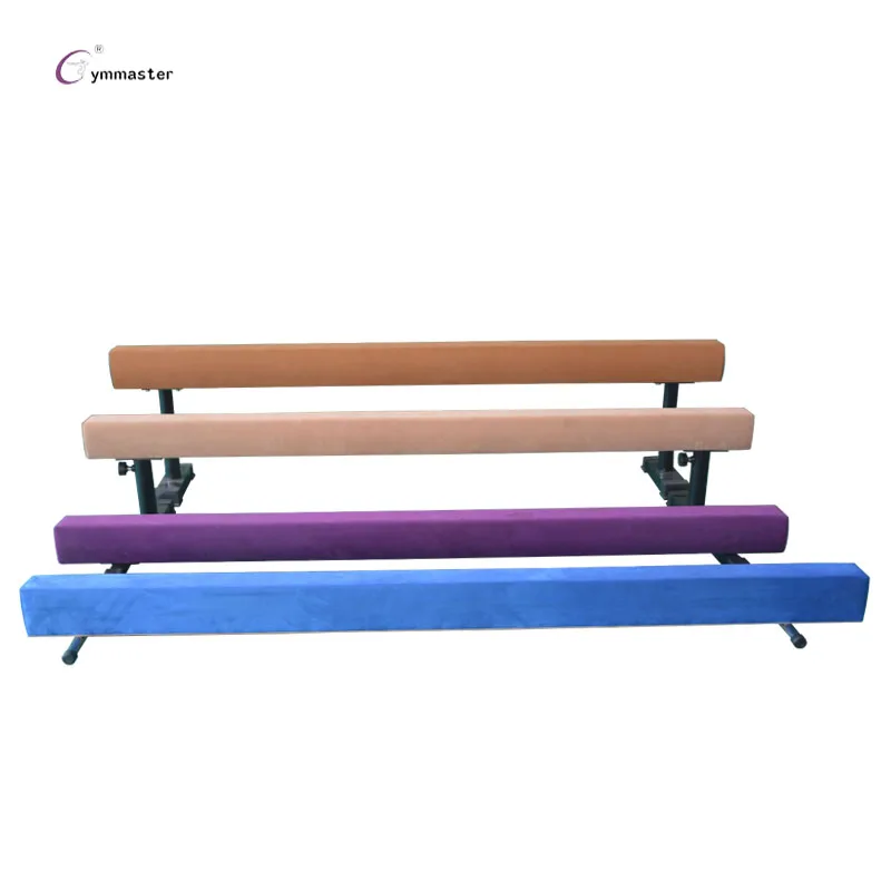 
Wood core Suede Cover Gymnastics Floor Low Profile Balance Beam For kids Training 