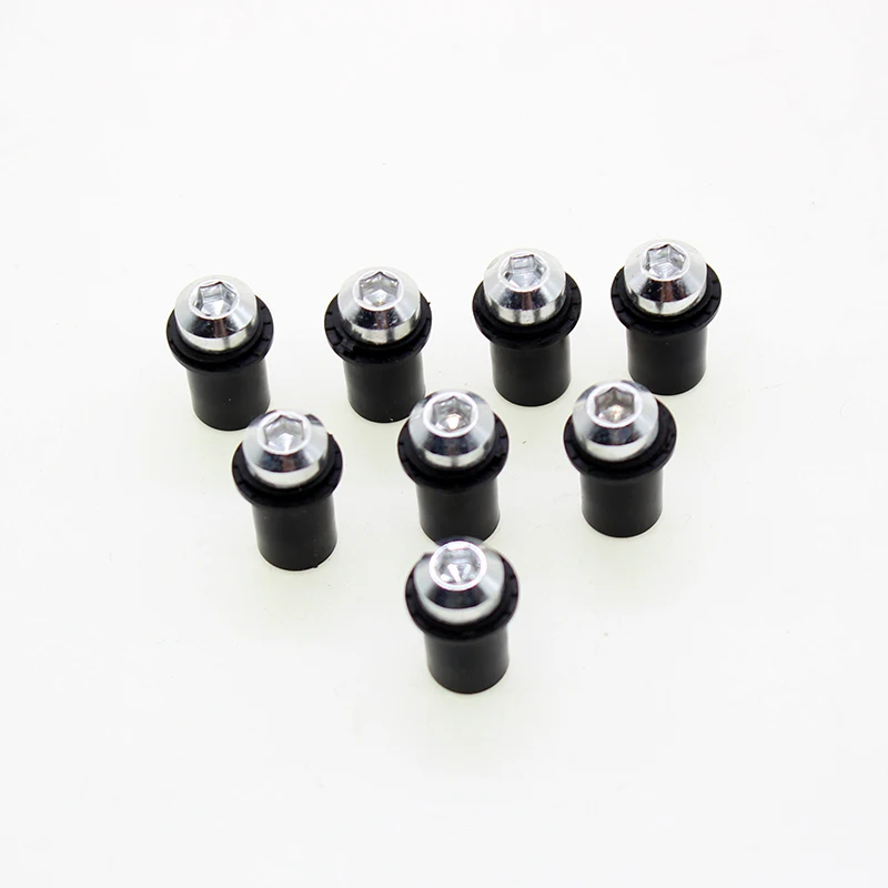 Brand- new motorcycle parts aluminum plastic material windshield bolts racing windscreen screw fits CBR600