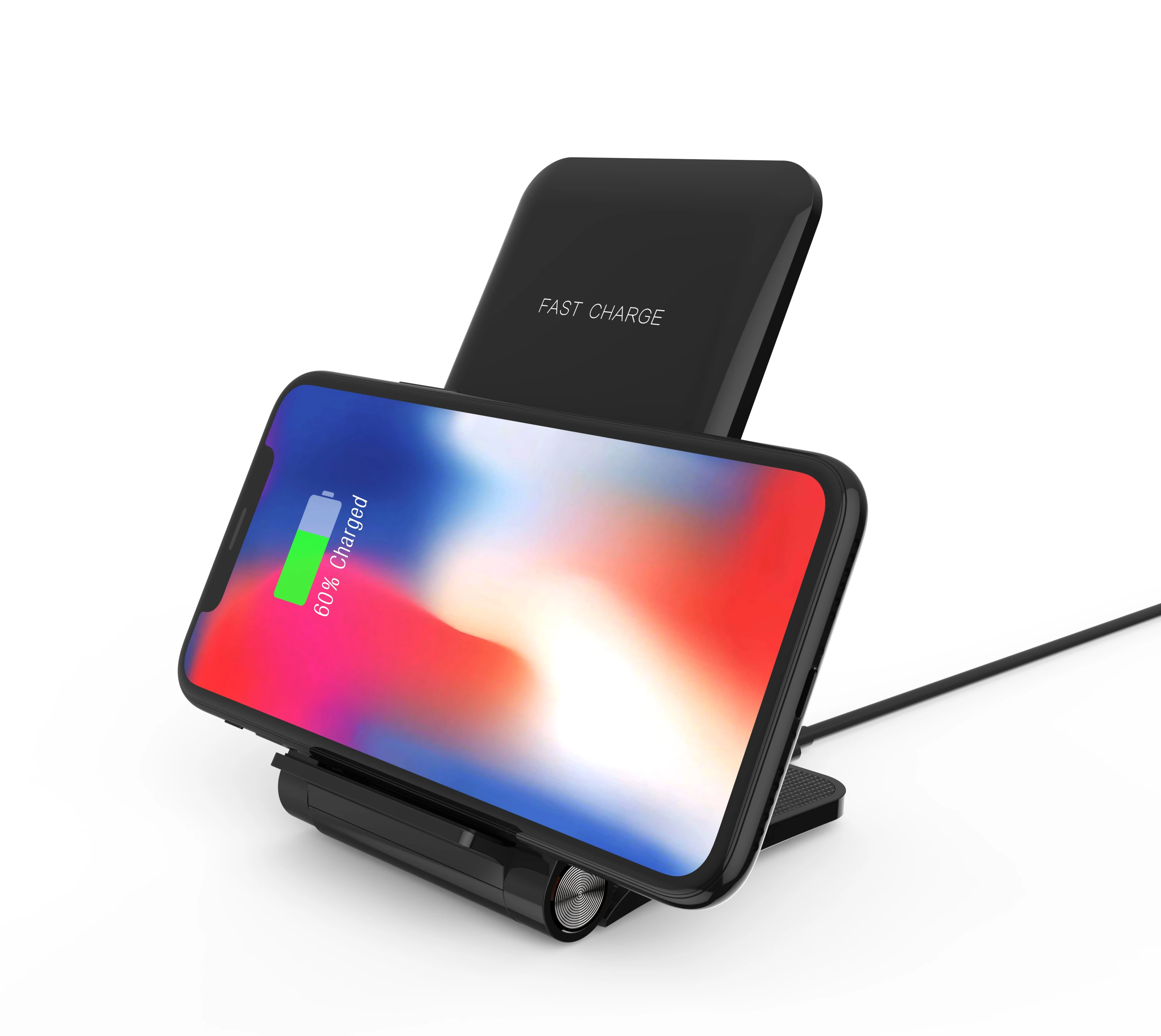
2019 newest 10W phone fast charging stand Qi wireless charger 