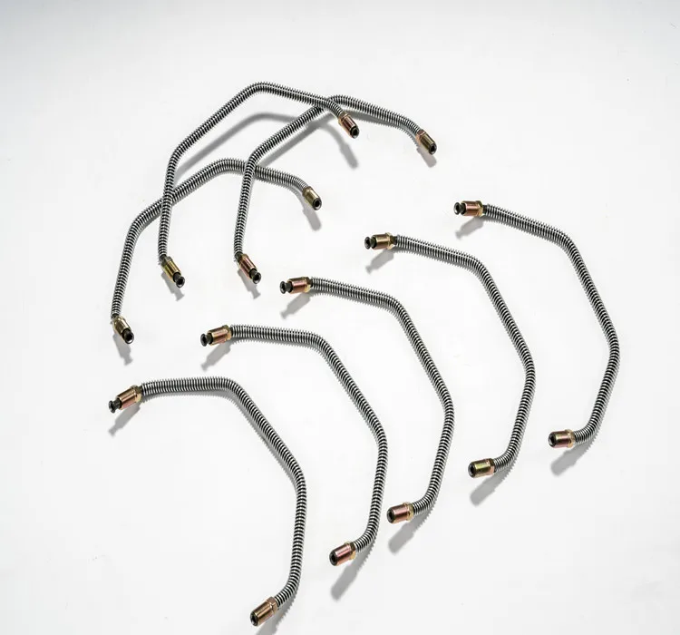 
round steel forming brake tube with fittings 