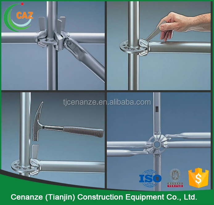 
European Standard Construction Ringlock System Facade Lahyer Scaffolding for Sale 