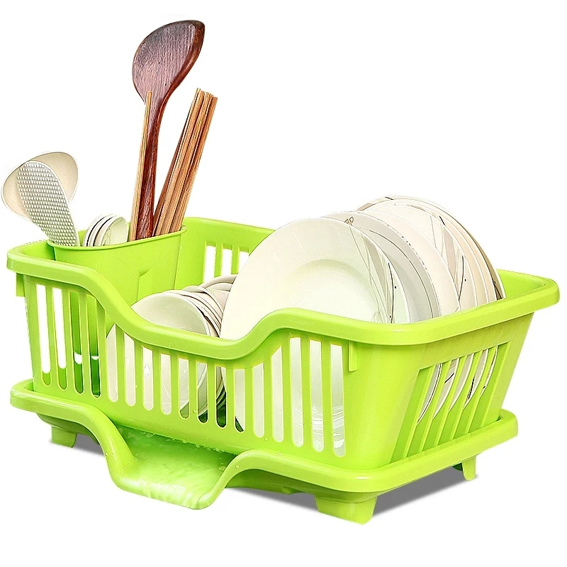 Dryer plastic chopsticks dish bowl sink basket rack storage holder/drainer bowl dish rack/cutlery drainer