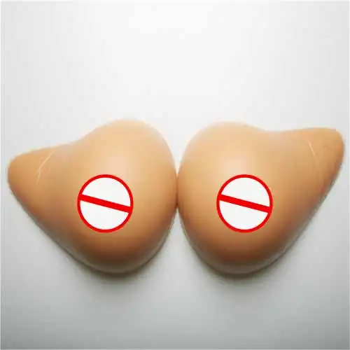 
Coffee Color Soft Rubber Realistic Silicone Artifical Breast Forms 