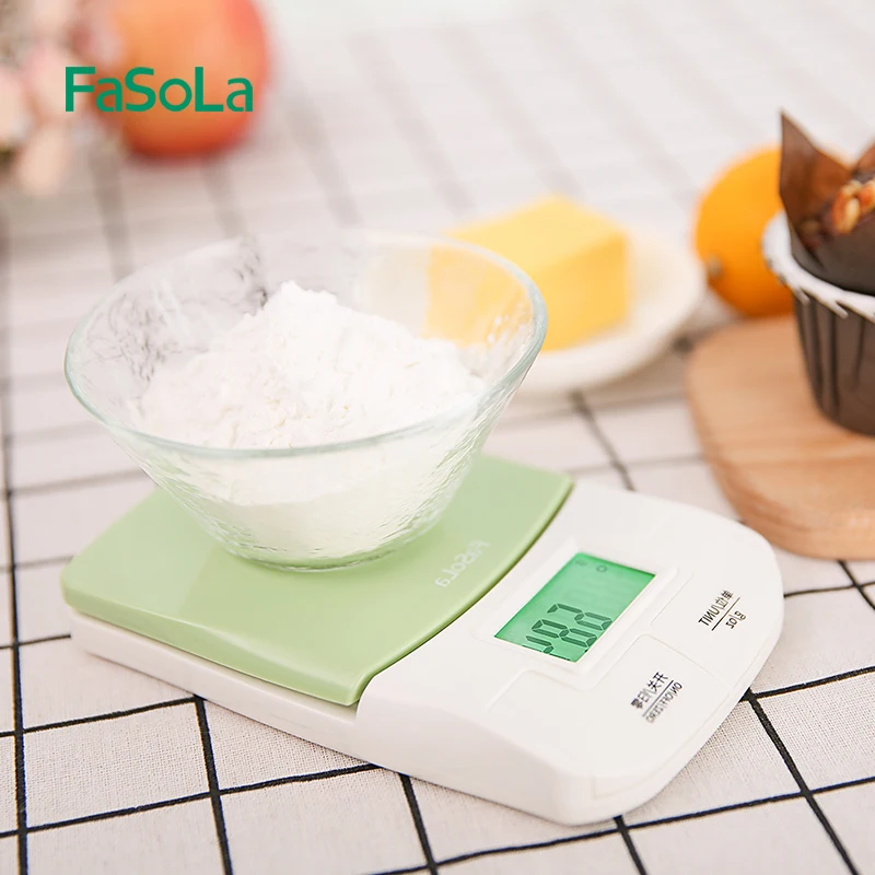 
FaSoLa kitchen scale electronic scale 0.01g precision home baking jewelry mini food scale 