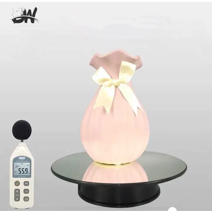 Factory Direct Sale Solar Turntable Acrylic Rotating  Display Stand For Jewelry Watch