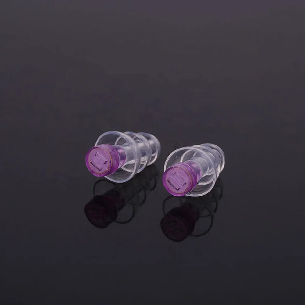 EP1011 High fidelity transparent silicone music earplugs for concert