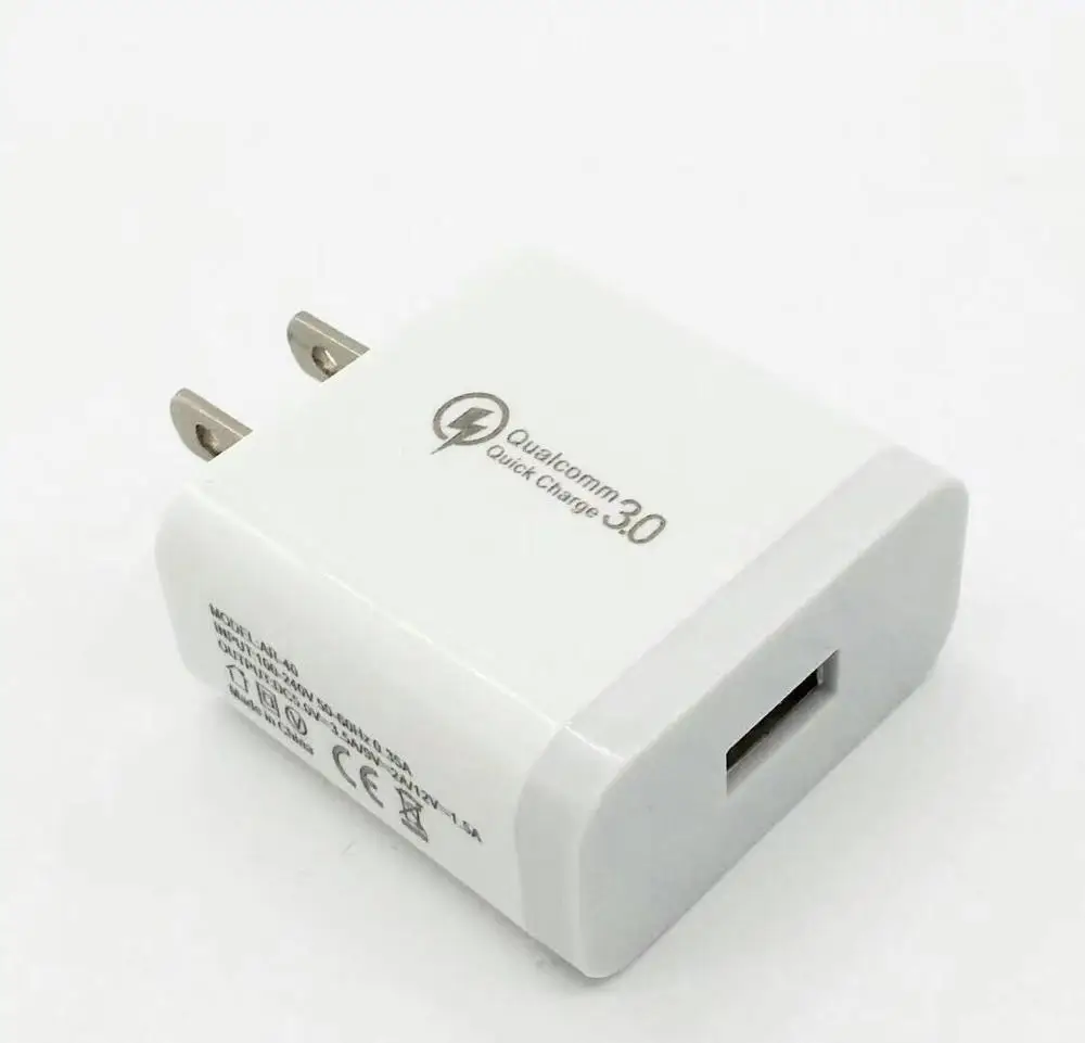Быстрое зарядное устройство AICOO с разъемом QC 3 0 быстрое Сетевое для телефона USB-зарядное США ЕС