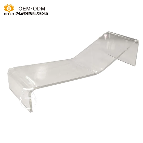 Oem Design Acrylic Chaise Lounge Chair For Loft Plastic Glass Wedding Chairs