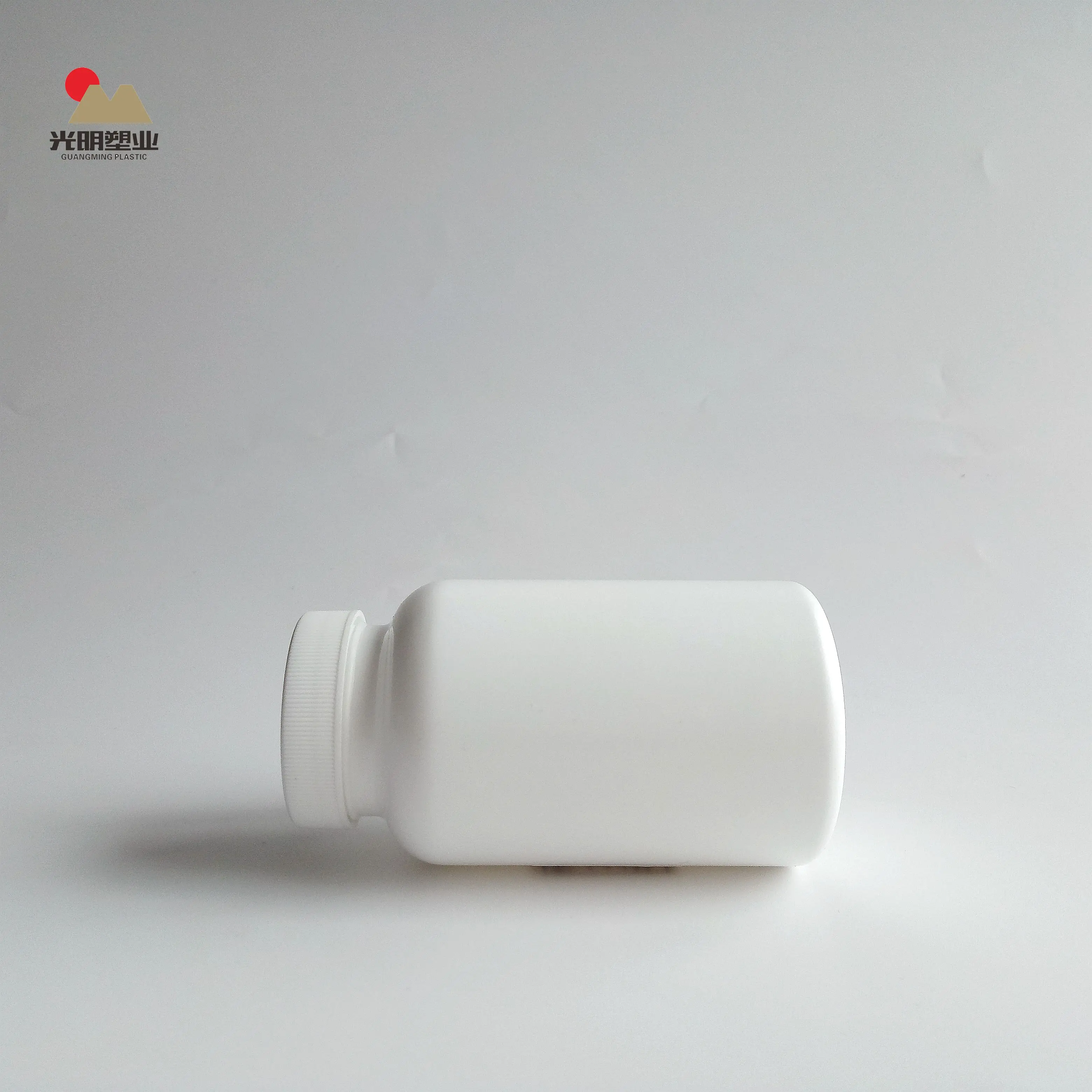 Discount White HDPE Empty Round Plastic Bottles  For Pill big tablets capsules Packaging 250ml