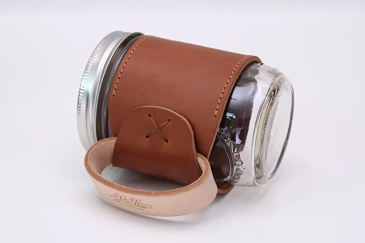 real leather mug sleeve 46