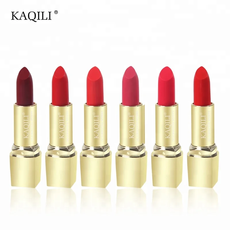 Personalized cheap kiss proof waterproof glitter lip stick lipstick