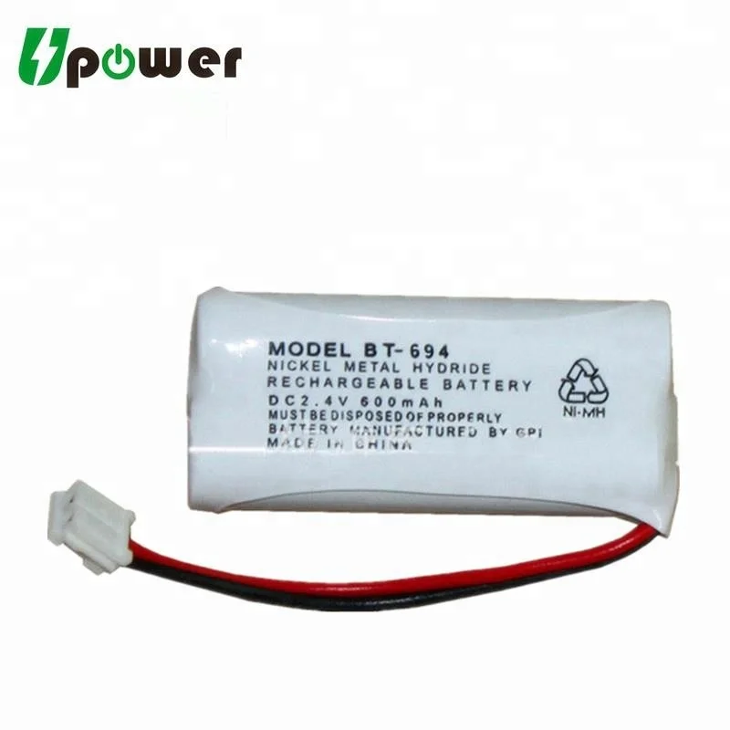 2.4V 800mAh NIMH Replacement Battery for Uniden BT694 BT-694 Cordless Phone