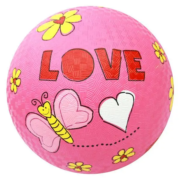 Factory price rubber playground ball beach balls for promotion