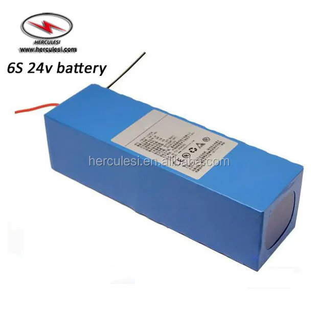 24V Deep Cycle Battery 6S NCR 18650 25.5V Li-Ion Battery Pack Made in China