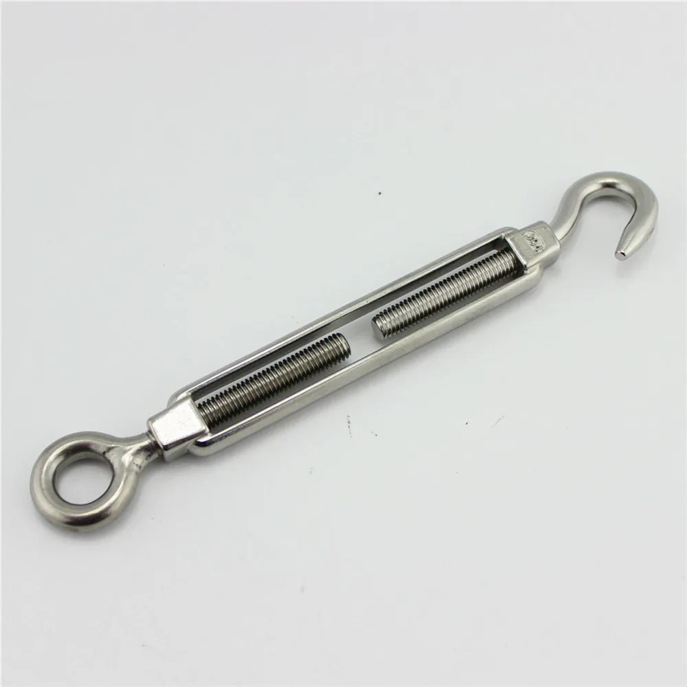 hardware stainless steel Wire rope fitting Turnbuckle Hook and hook end