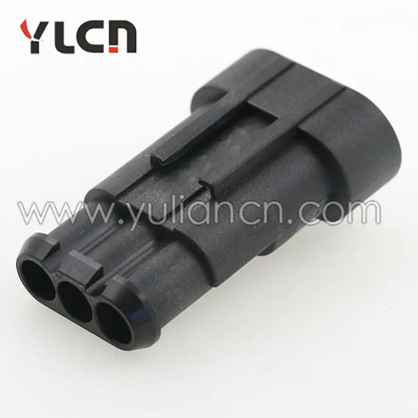 3 pin Tyco/Amp мужской авто электрические разъемы и герметичный разъем