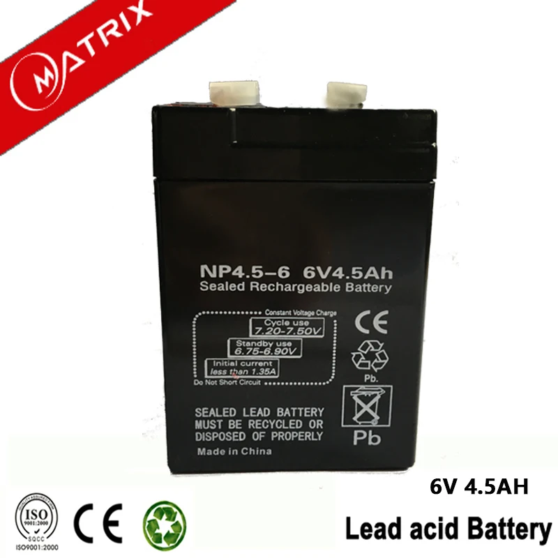 
factory direct selling Ocean MSDS 6v4.5ah battery for solar system 