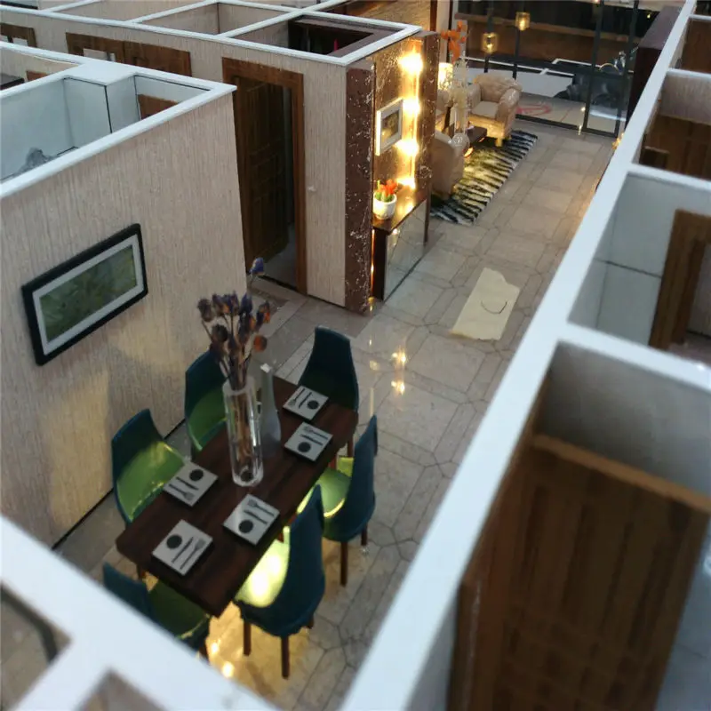 Architectural scale model maker of house interior layout interior scale model malaysia
