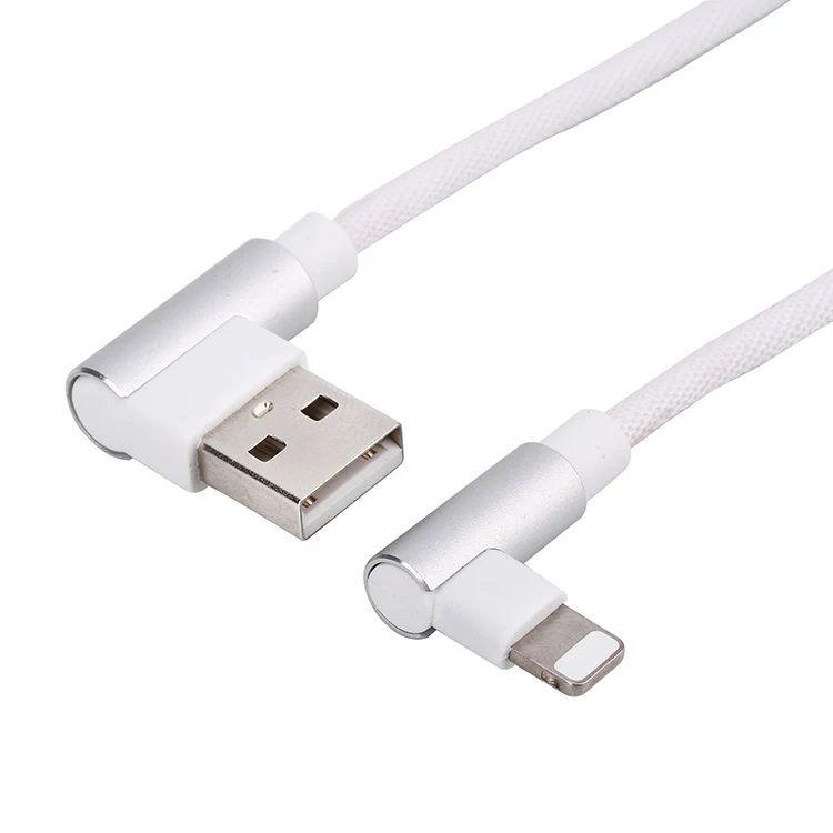 
L-образный под углом 90 градусов изгиб штекер usb кабель для быстрой зарядки 