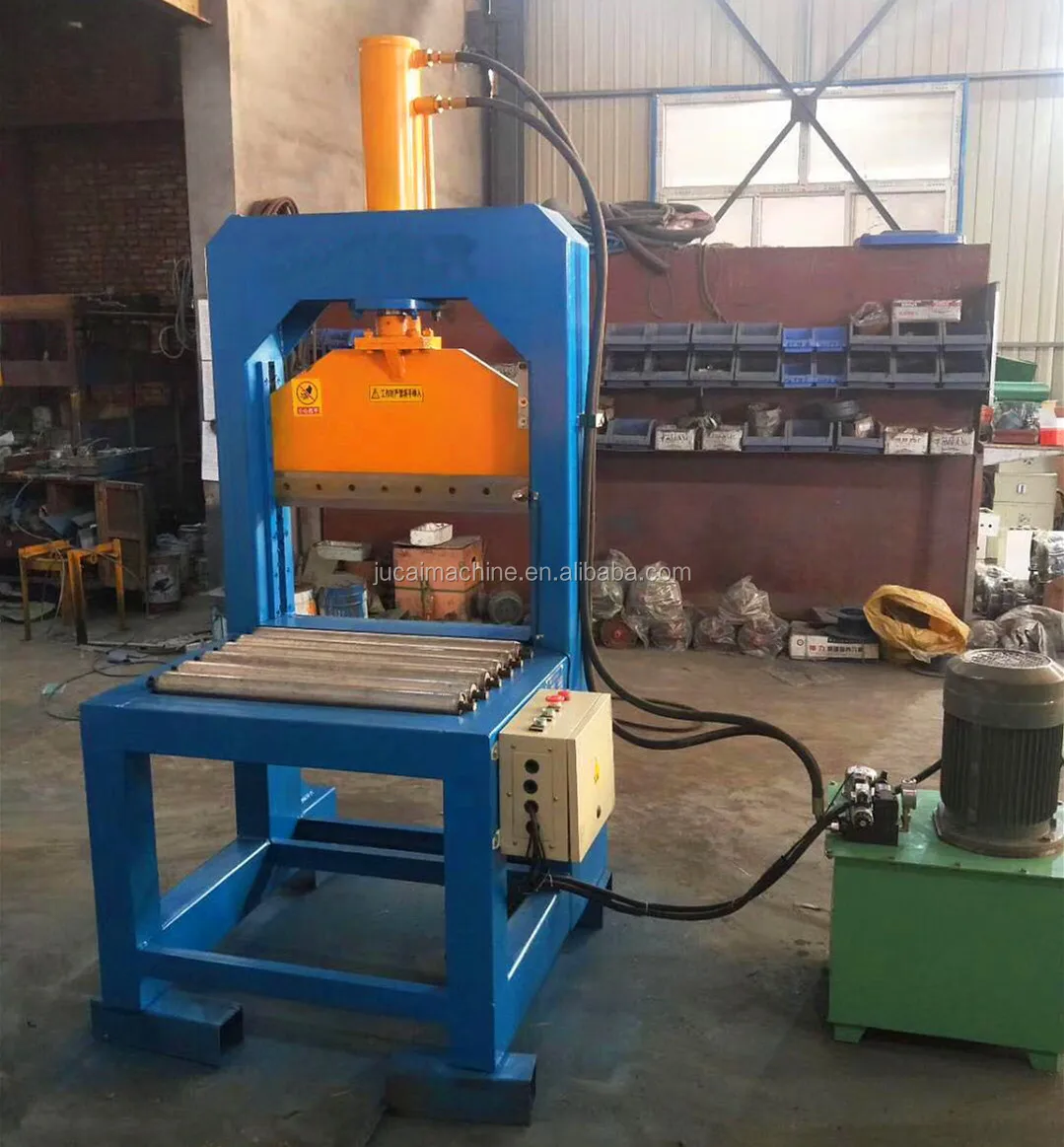 Single Knife Rubber Cutter / hydraulic rubber bale cutter /Vertical rubber cutting machine