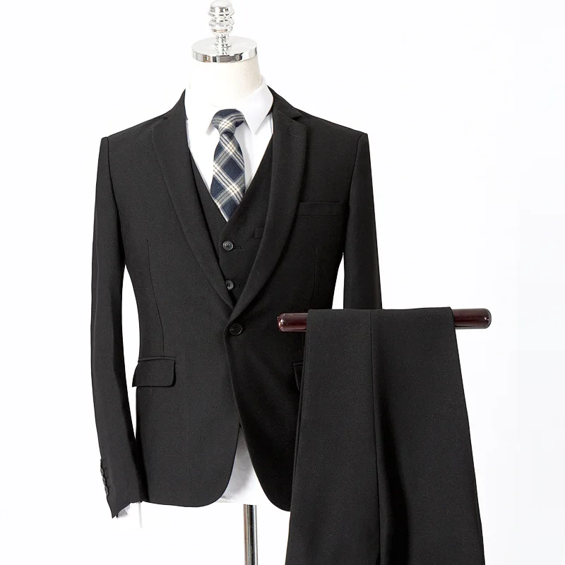Top Grade Pant Elegant Coat Styles 3 Piece  Men Grey Men Corduroy Waistcoat Men Suits