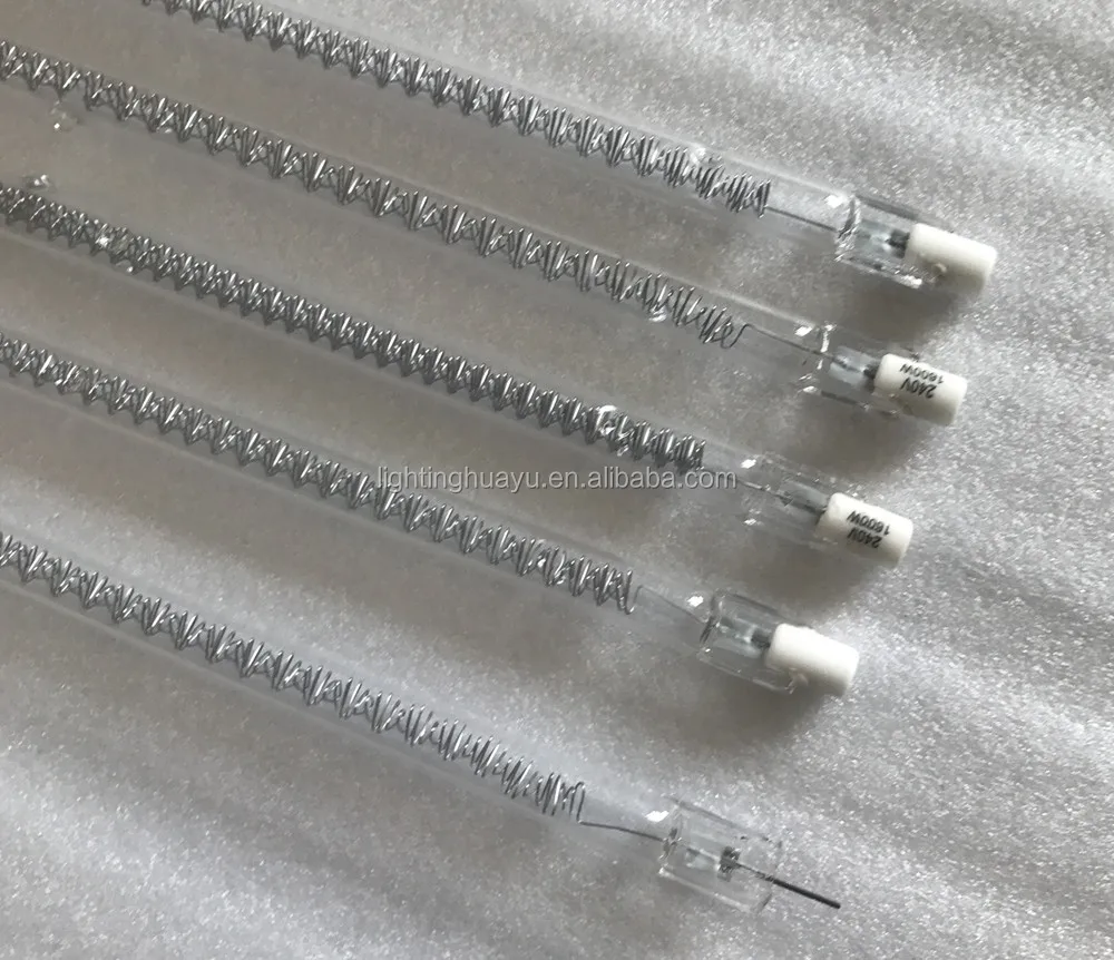 HUAYU Quartz heating lamp for screen printing 1500W 1600W
