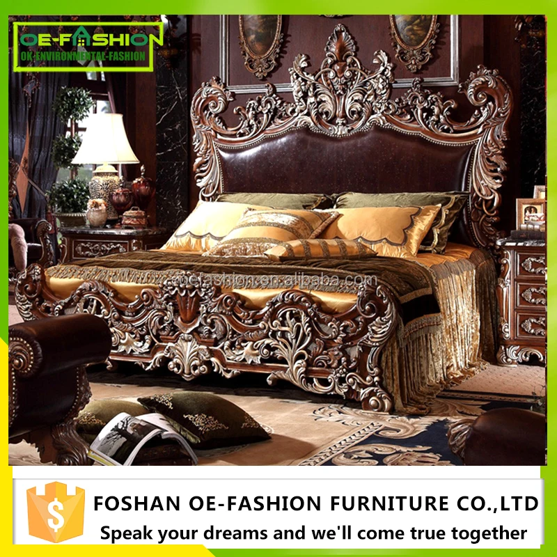 OE-FASHION Luxury wooden home living room sofa set furniture from China