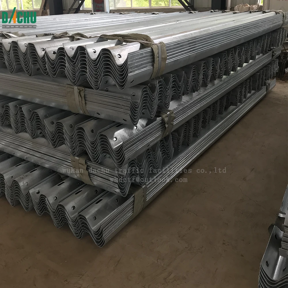 Galvanized Corrugated Steel W Beam Guardrail High Quality Guardrail Price Per Meter With Hot Sale