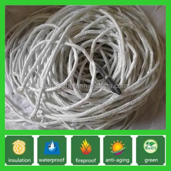 Good Quality High Temperature Resistance Ceramic Fiber Round Braided Rope