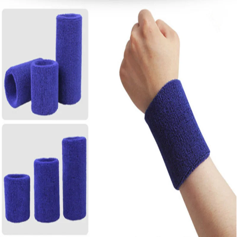 
Colorful Cotton Wrist Wraps Sleeve Sport Wristband Sweat Wrist Band for Men and Women 