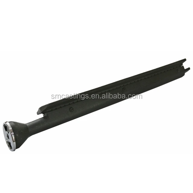 Прямая газовая горелка трубчатая чугунная для