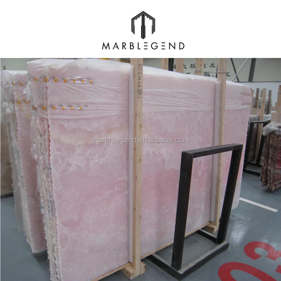Royal beautiful high-end quality polished pink onyx
