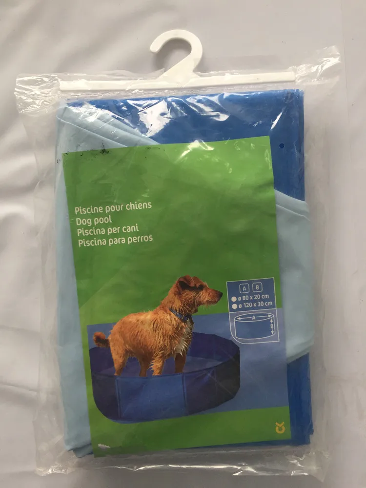 
Easy to carry foldable pet pool waterproof fabric pet tub durable pvc material foldable dog pool swimming pool dog 