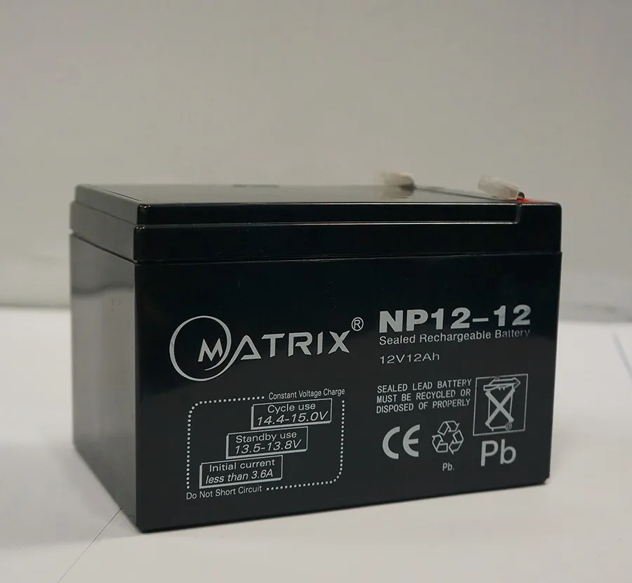 
2018 hot selling lead acid rechargeable battery 12v12ah use for emergency product 